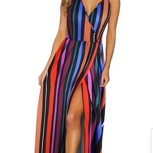 Multi colored maxi dress